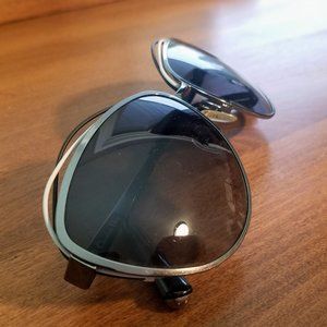 Songe Dior Sunglasses Black and White